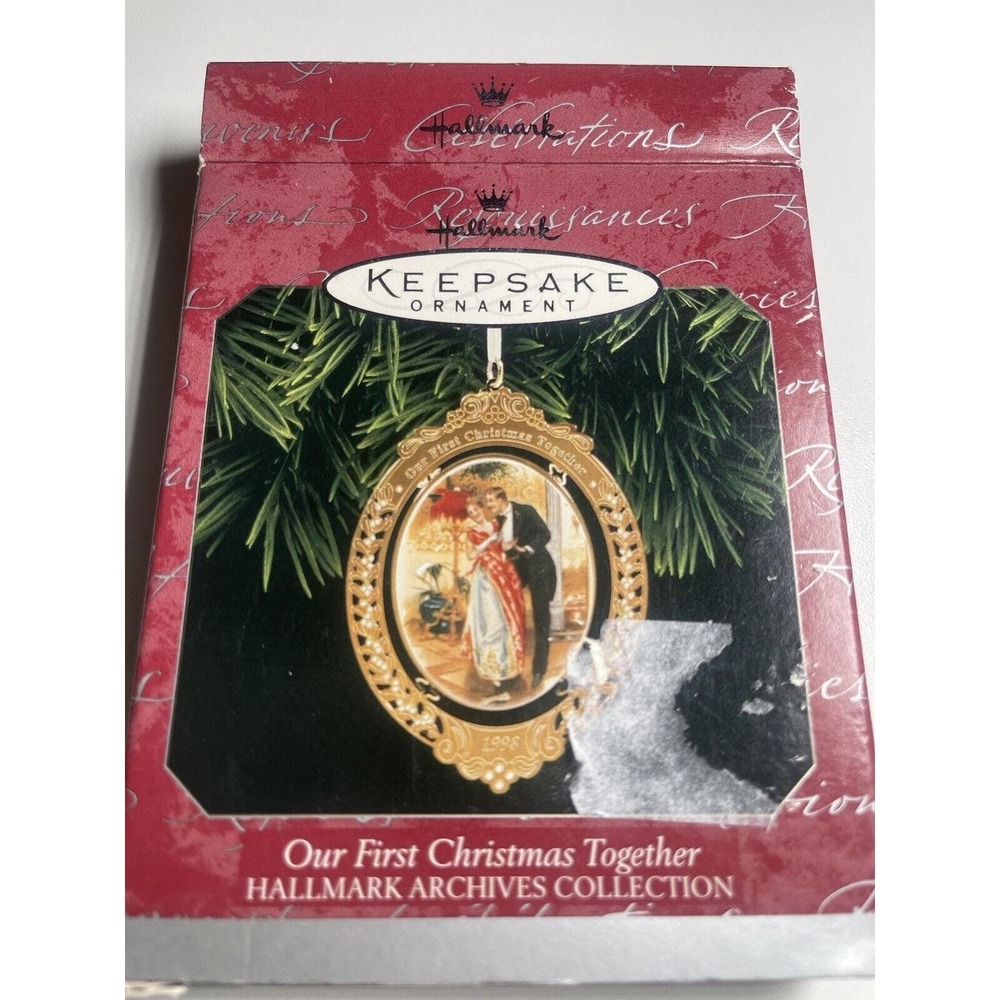 Hallmark Keepsake Ornament  "Our‎ First Christmas Together" 1998 **NEW**